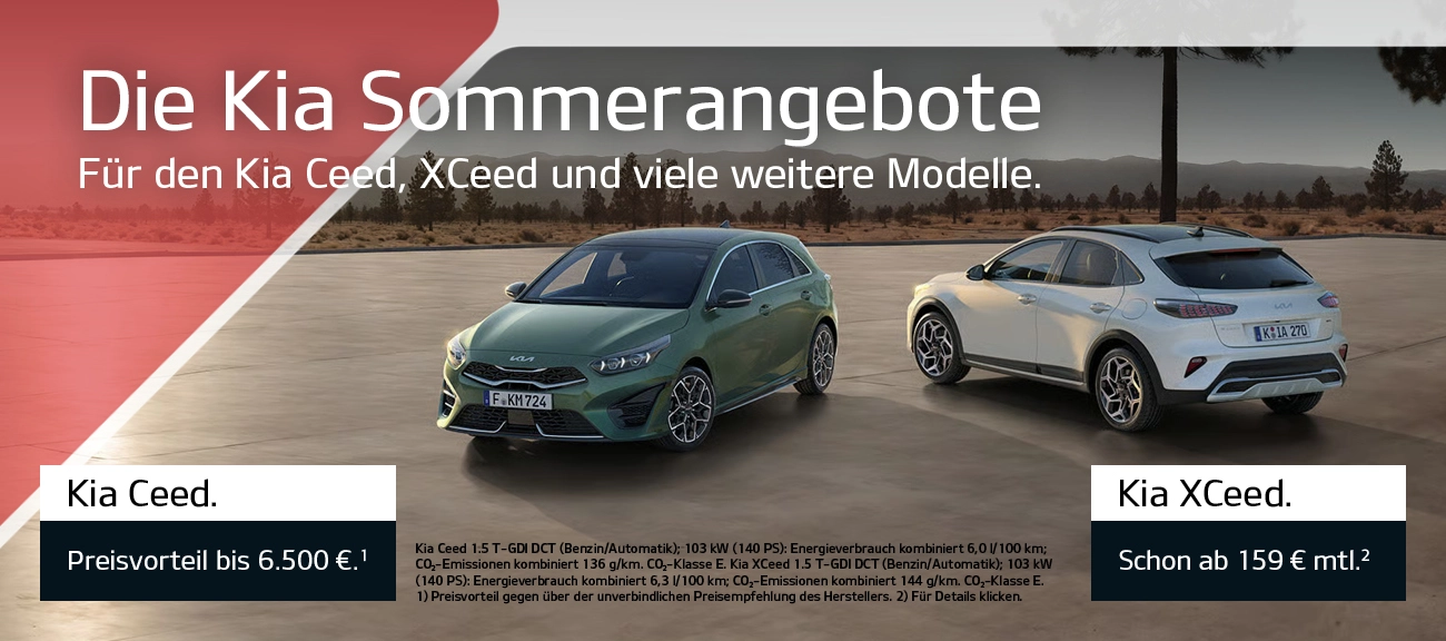 Die KIA Sommerangebote
