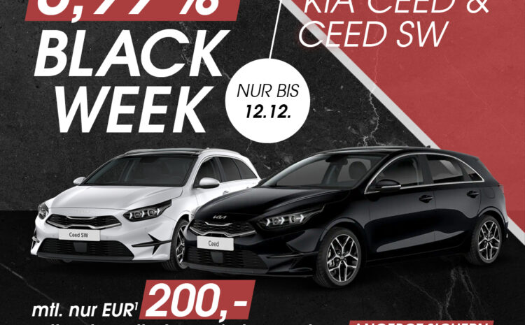  KIA Ceed 0,99 % Black Week