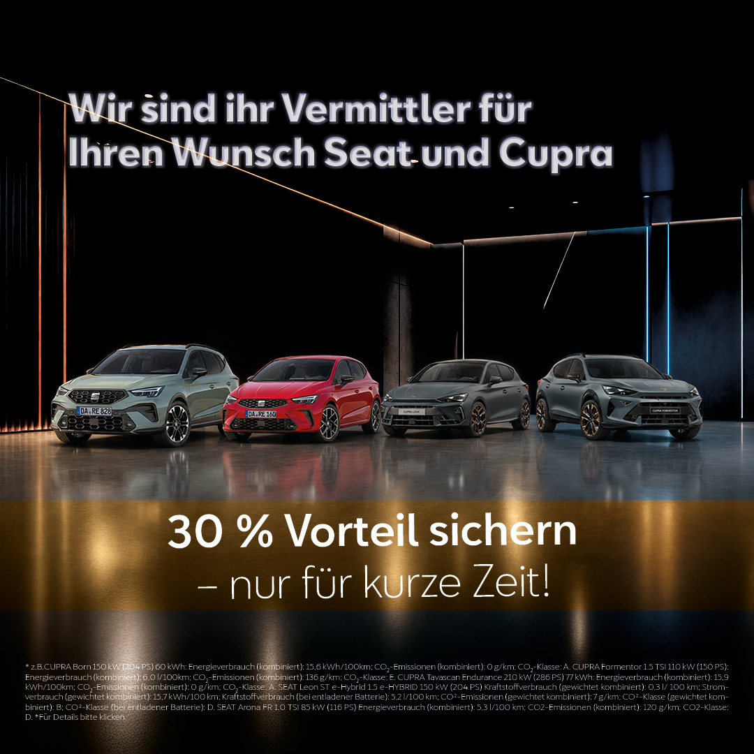HM Seat und Cupra Vermittler