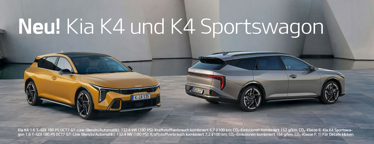 HD Kia K4 und K4 Sportwagon neu