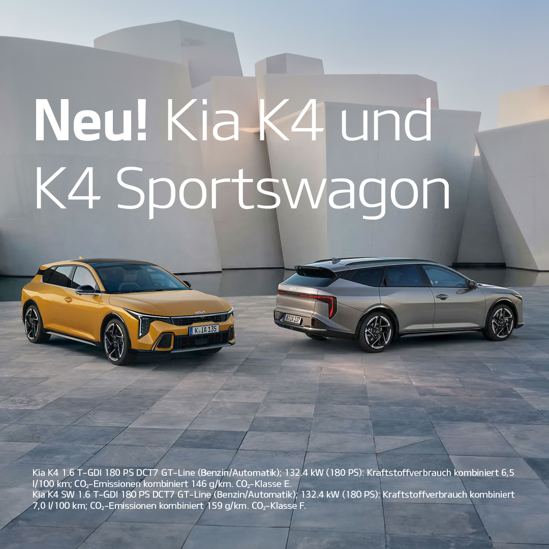 HEADER MOBILE Kia K4 und K4 Sportwagon neu