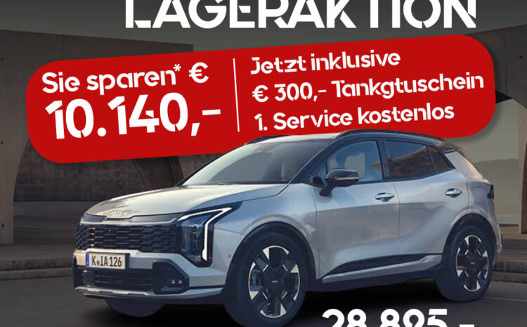  KIA Sportage Lageraktion