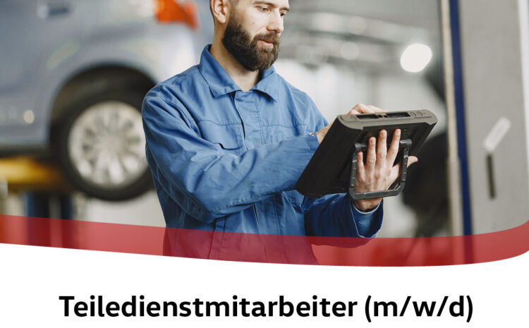  Teiledienstmitarbeiter/in (m/w/d)